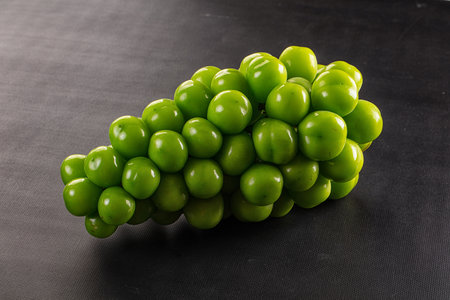 Japanese Shine Muscat big sweet grapeの写真素材