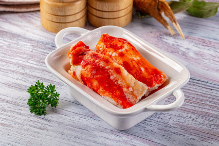 Natural wild crab meat leg snack