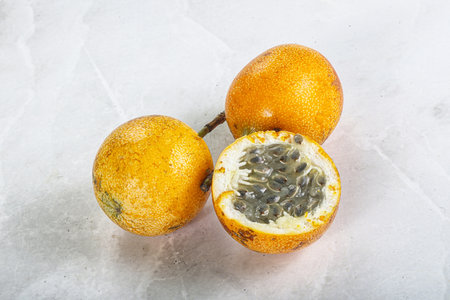 Tropical juice Granadilla Passion fruit slice