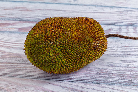Whole tropical exotic ripe sweet jackfruitの写真素材