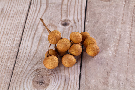 Sweet tropical exotic longan juicy fruit heap