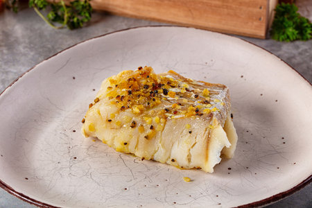 Steamed dietary code fish fillet with spices