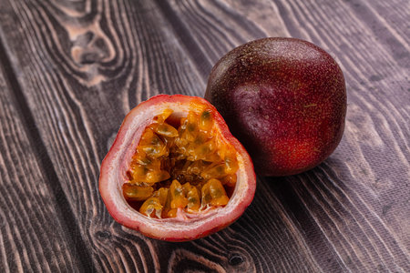 Sweet juicy ripe tropical Maracuya - passion fruit