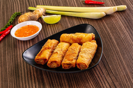 Vietnamese deep fried stuffed spring roll