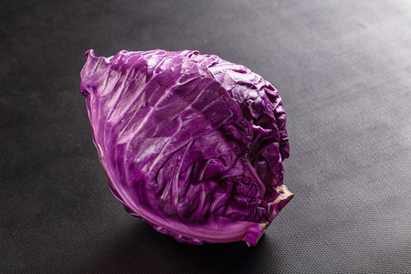 Ripe fresh organic natural Violet cabbageの写真素材