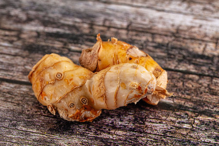 Raw galangal roots heap seasoning aromaの写真素材