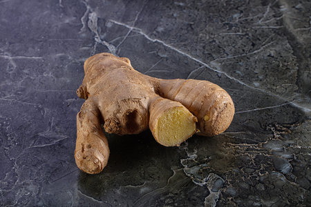 Raw fresh aroma ginger root for cooking