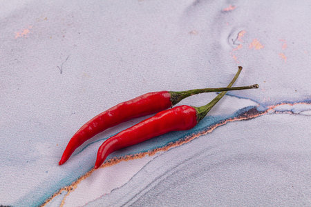Hot spicy red chili peppers for cooking