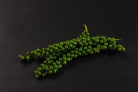 Fresh raw green natural branch pepper corn