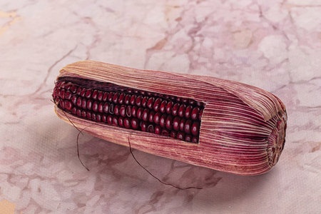 Organic natural Black ripe sweet corn