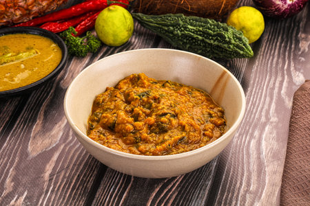 Indian vegan cuisine - Dal Tadka lentil