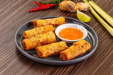 Vietnamese deep fried stuffed spring roll