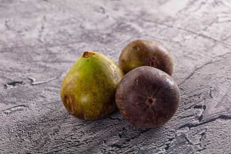 Sweet ripe purple fig fruit heap