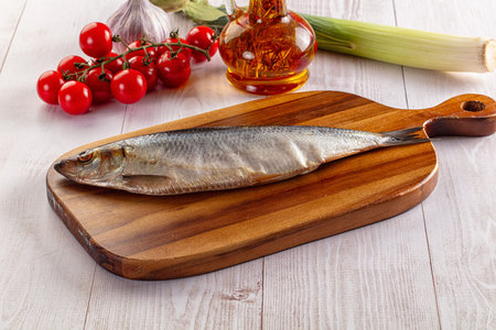 Whole salted raw herring atlantic fish