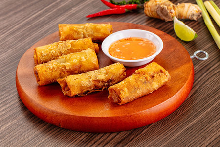 Vietnamese deep fried stuffed spring roll