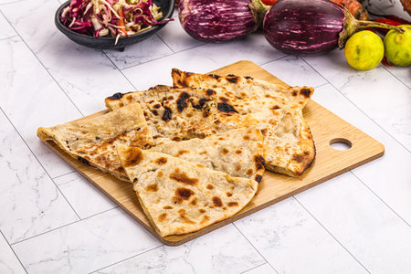 Indian stuffed potato bread Aloo Paratha