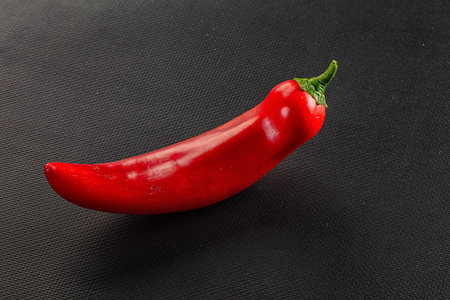 Raw ripe fresh red paprika pepper