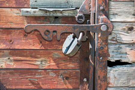 elements of the old railway carriage in the sunの写真素材