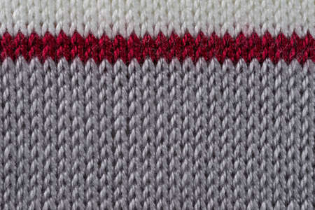 decorative background of the knitted fabric closeupの写真素材
