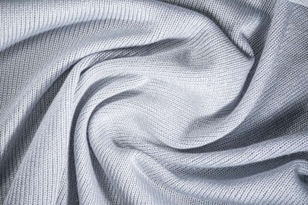 decorative background of the knitted fabric closeupの写真素材