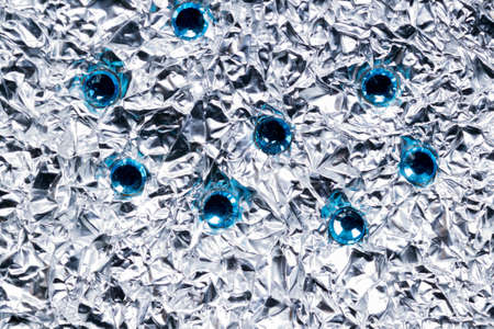 the background of a large number of crystals closeupの写真素材