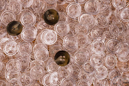 the background of a large number of buttons closeup