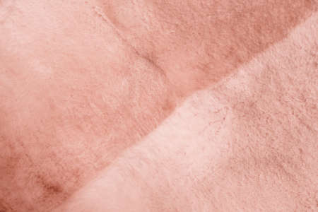 the texture of the bright colored faux fur closeup
