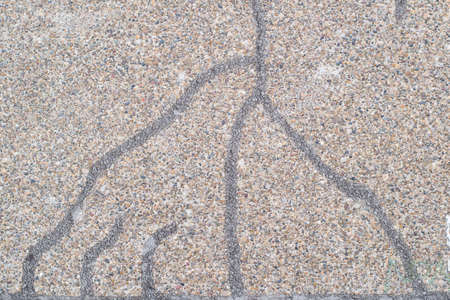 the texture of the wall surface of small stonesの写真素材