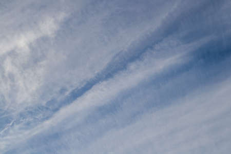 bright blue clouds in the daytime sky