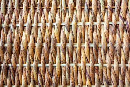 Woven wicker textureの写真素材