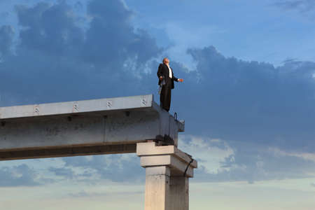 Financial crisis  Business concept の写真素材