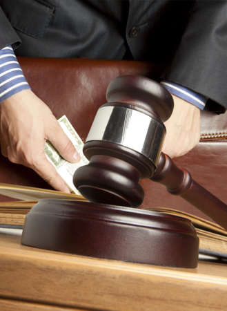 Lawyer in court の写真素材