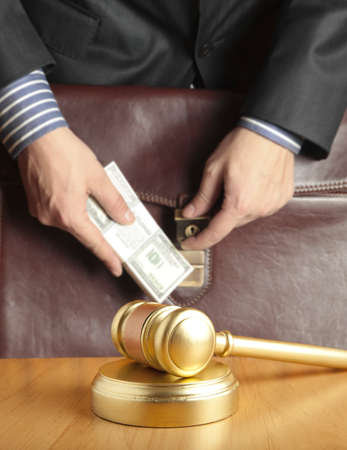 Lawyer in court の写真素材
