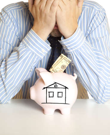 Financial crisis  Business concept の写真素材
