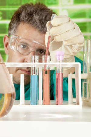 Chemistry experiments の写真素材