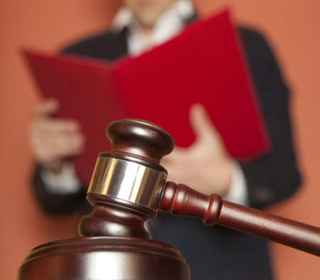 Gavel & male judge の写真素材