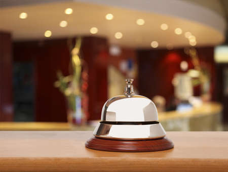 Service bell at the hotelの写真素材