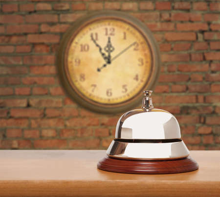 Service bell at the hotelの写真素材