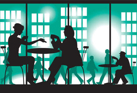 Evening dinner のイラスト素材