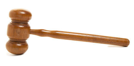 Old wooden judgeの写真素材