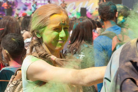ULAN-UDE, RUSSIAN FEDERATION - May 29, 2016. Roots of this festival are in India, where it called...