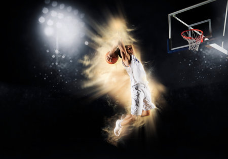 Basketball player. Basketball concept
