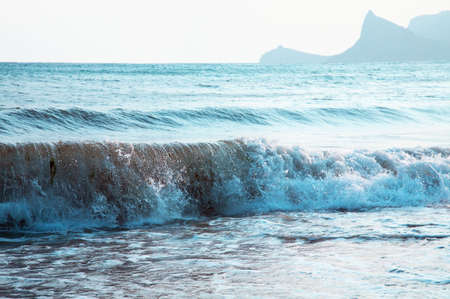 Stormy Sea Waters.の写真素材