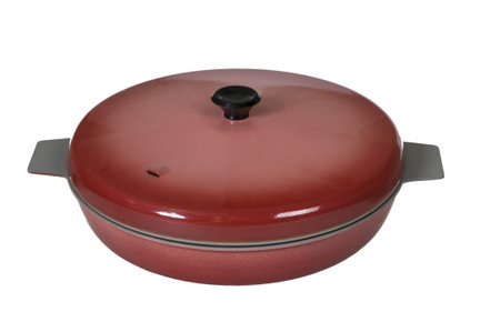 Cooking pot isolated on white background  の写真素材