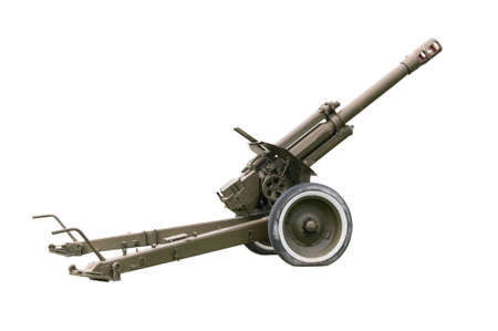 Old artillery gunの写真素材