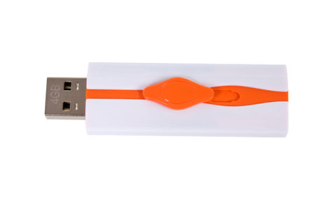 Usb flash memory isolated on the white background