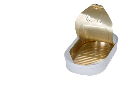 Opened tin can