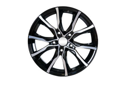 Car wheel Rim isolated on white.の写真素材