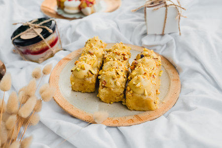 Sweet Dreams: Pastries on Bed