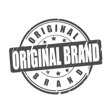 Original brand vector illustration stampのイラスト素材